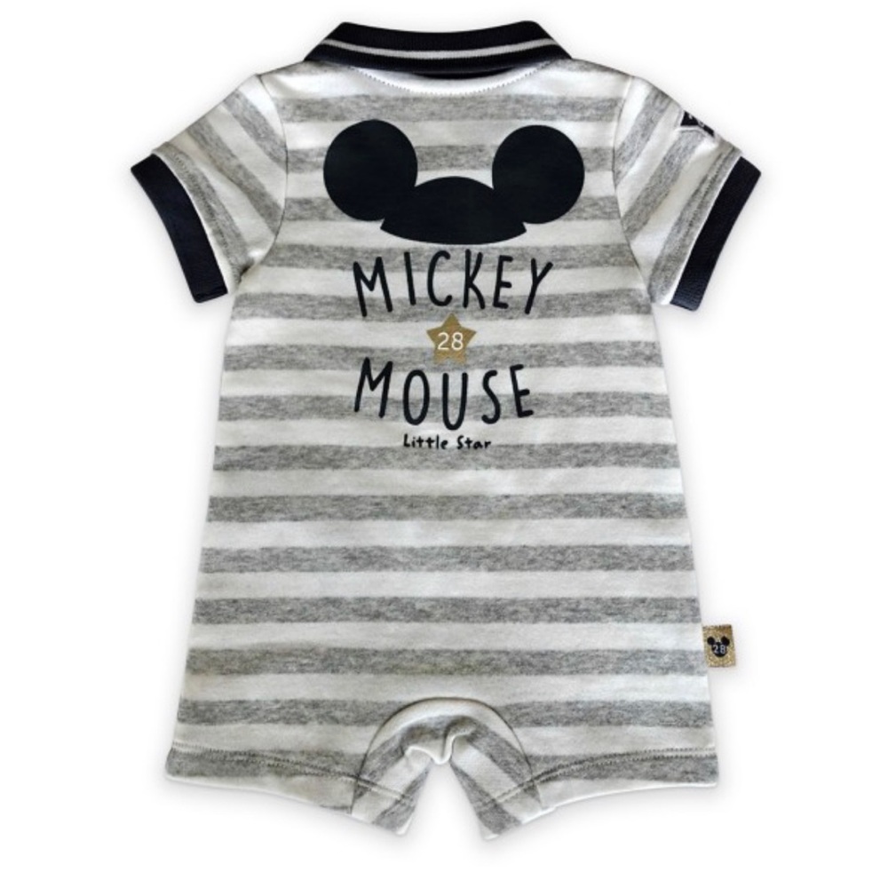 Mickey Mouse Striped Romper for Disney Baby